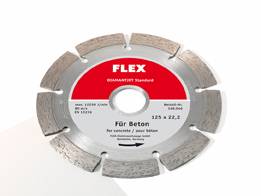 Flex 349046 Diamanttrennscheibe Durchmesser 125mm Bohrungs-Ø 22.2mm Beton, Stein 1St.
