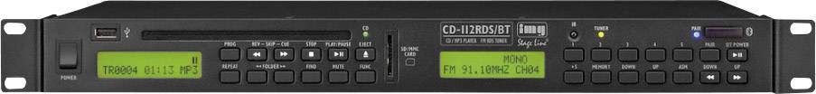 Monacor CD-112RDS/BT DJ Einzel CD Player