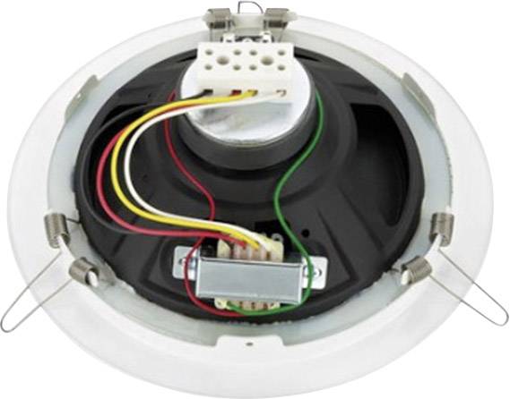 Monacor EDL-250C/WS ELA-Einbaulautsprecher 12W 100V Weiß 1St.