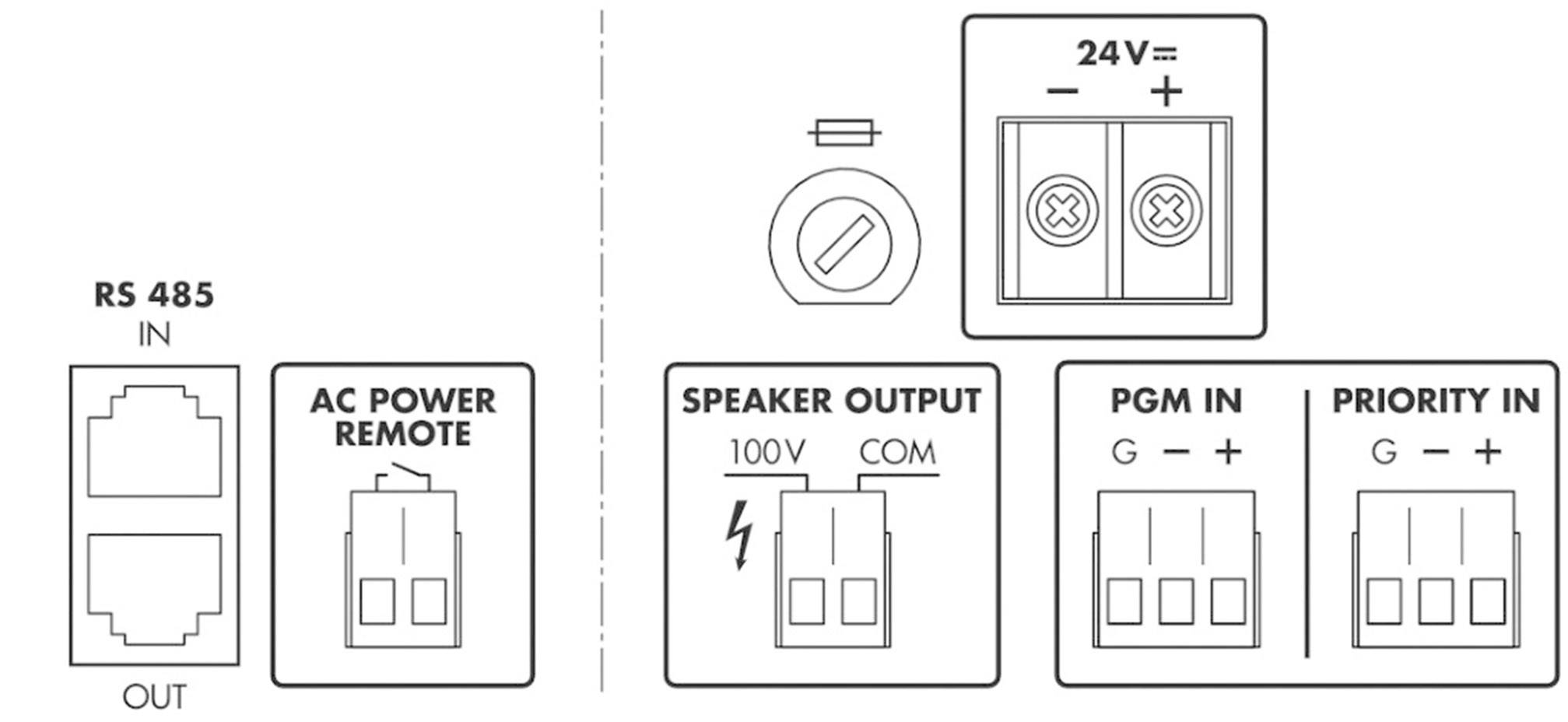 Monacor PA-1250D ELA-Verstärker 250W