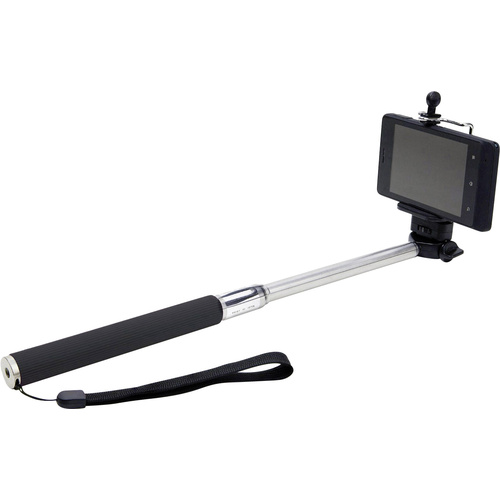 Dicota Plus Selfie Stick 8.5cm Schwarz, Silber
