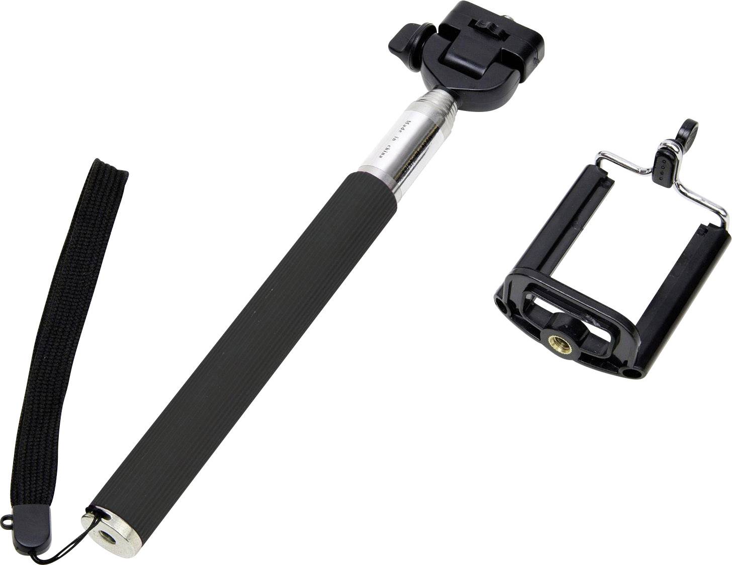 Dicota Plus Selfie Stick 8.5cm Schwarz, Silber