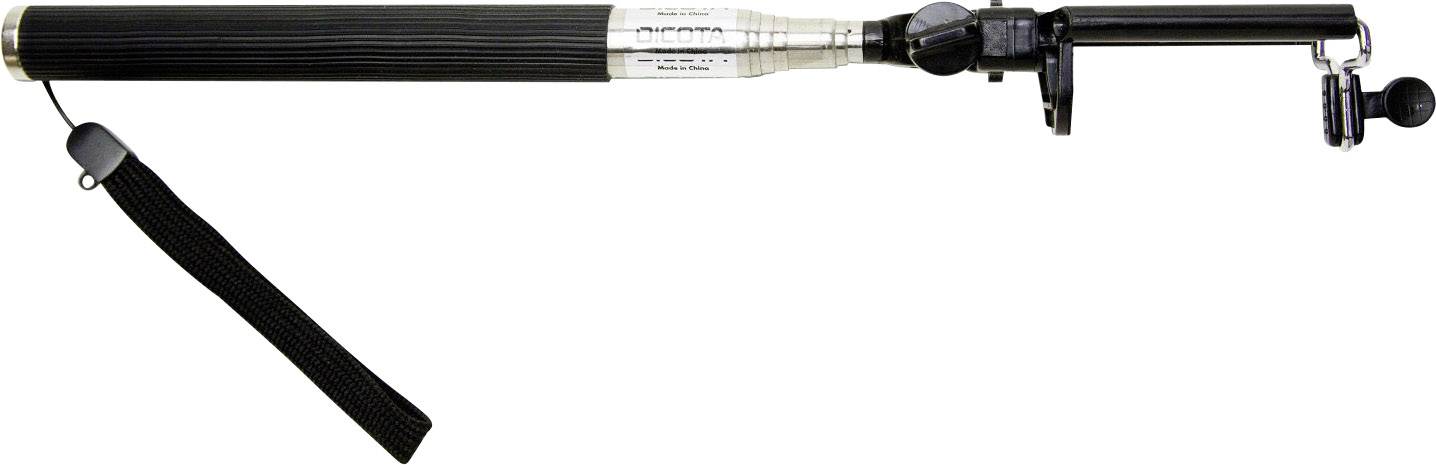 Dicota Plus Selfie Stick 8.5cm Schwarz, Silber