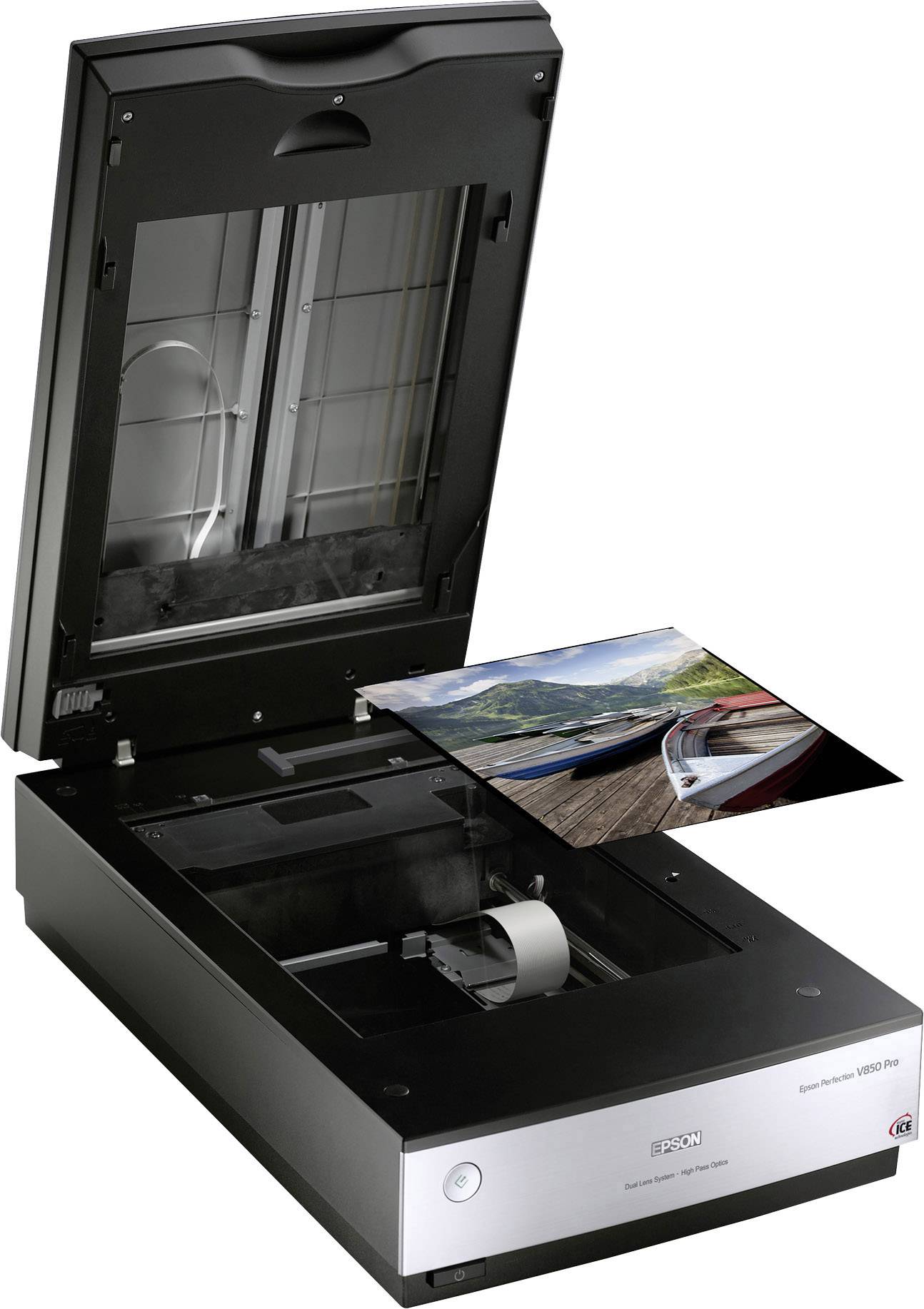 Epson Perfection V850 Pro Flachbettscanner A4 6400 x 6400 dpi USB Dokumente, Fotos, Dias, Negative