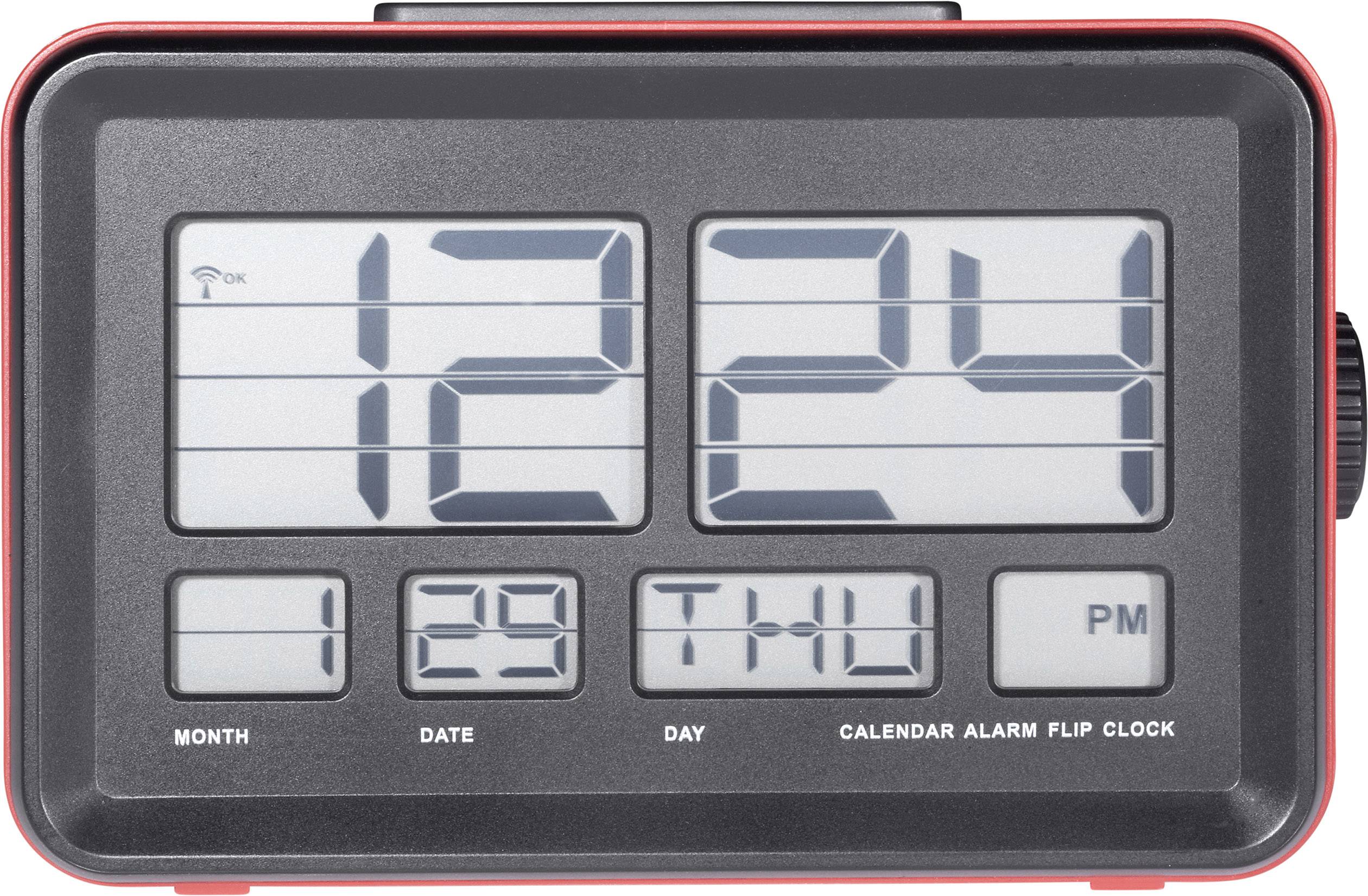 Renkforce A531 Funk Klappzahlen Wecker Alarmzeiten 1