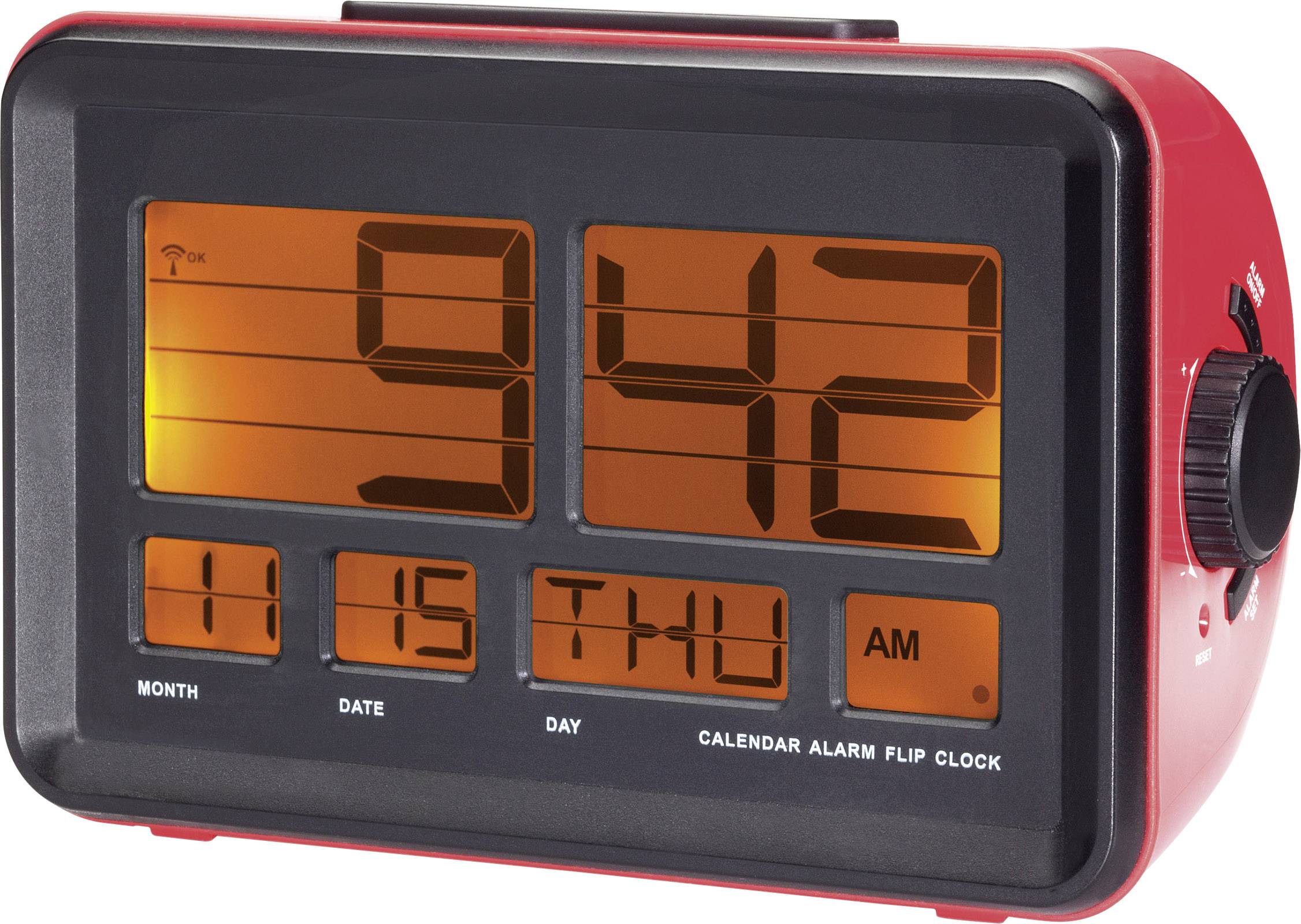 Renkforce A531 Funk Klappzahlen Wecker Alarmzeiten 1