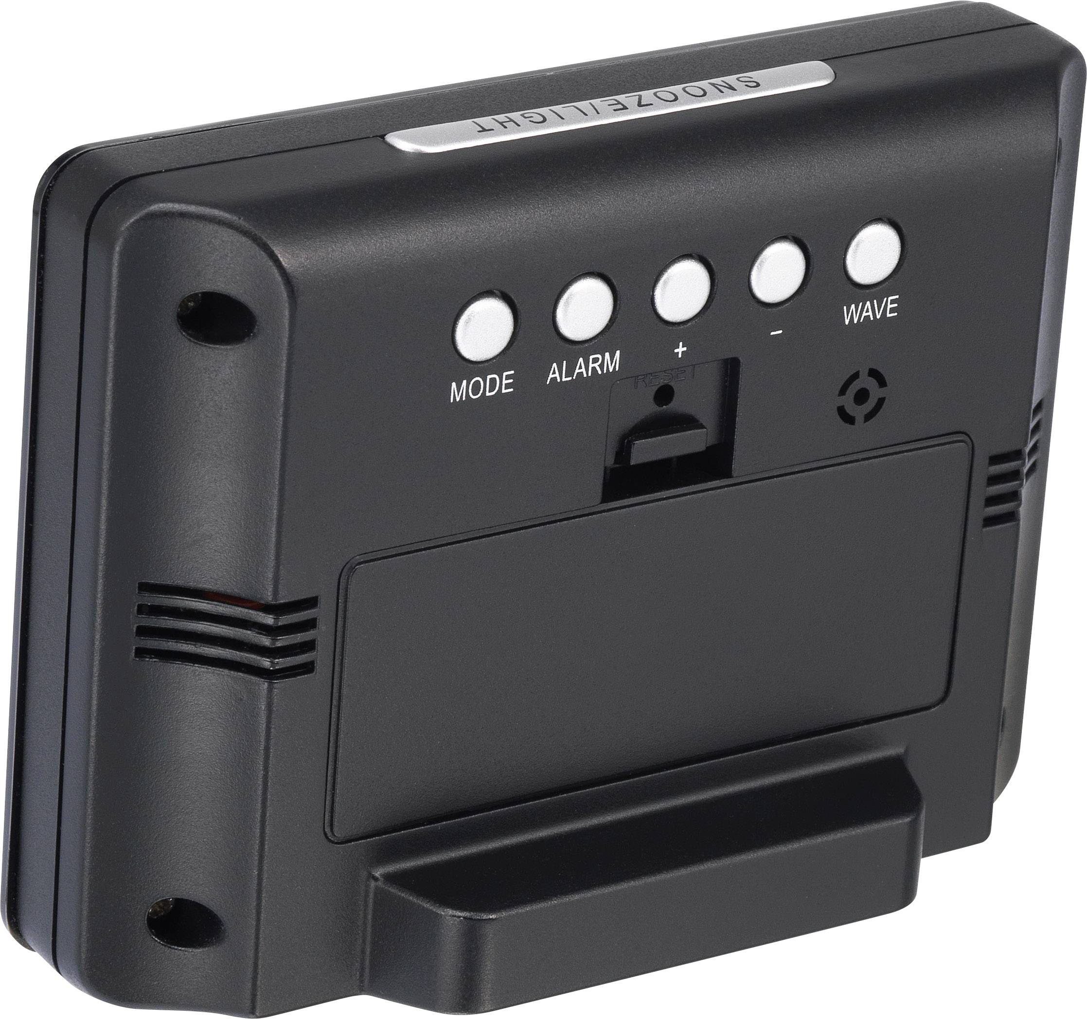 AOK-2805A Funk Wecker Schwarz Alarmzeiten 1