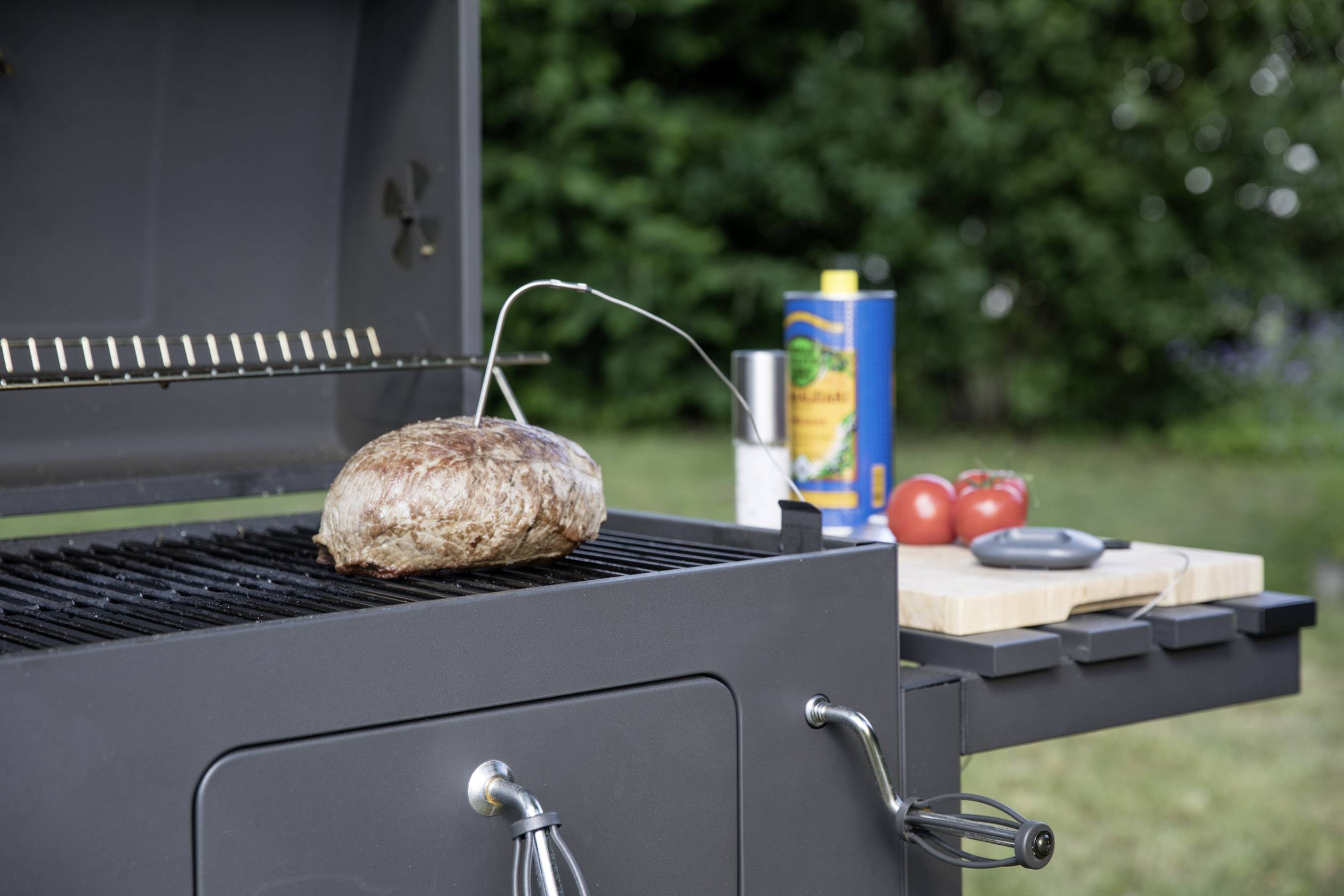 Basetech BK-BBQ Einstichthermometer Messbereich Temperatur 0 bis 250°C Funkübertragung