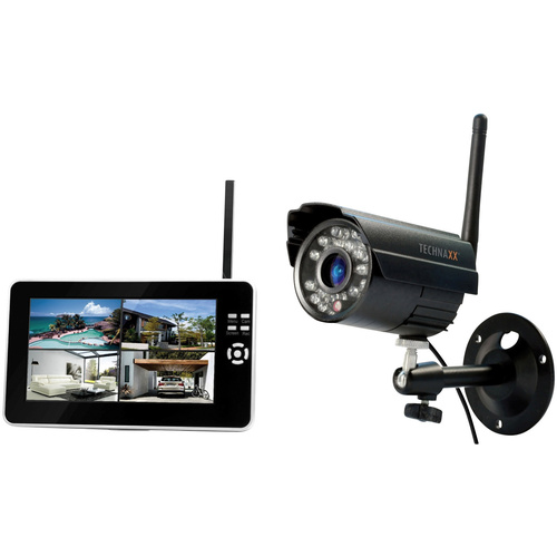 Technaxx TX-28 4433 Funk-Überwachungskamera-Set 4-Kanal mit 1 Kamera 2.4GHz  versandkostenfrei