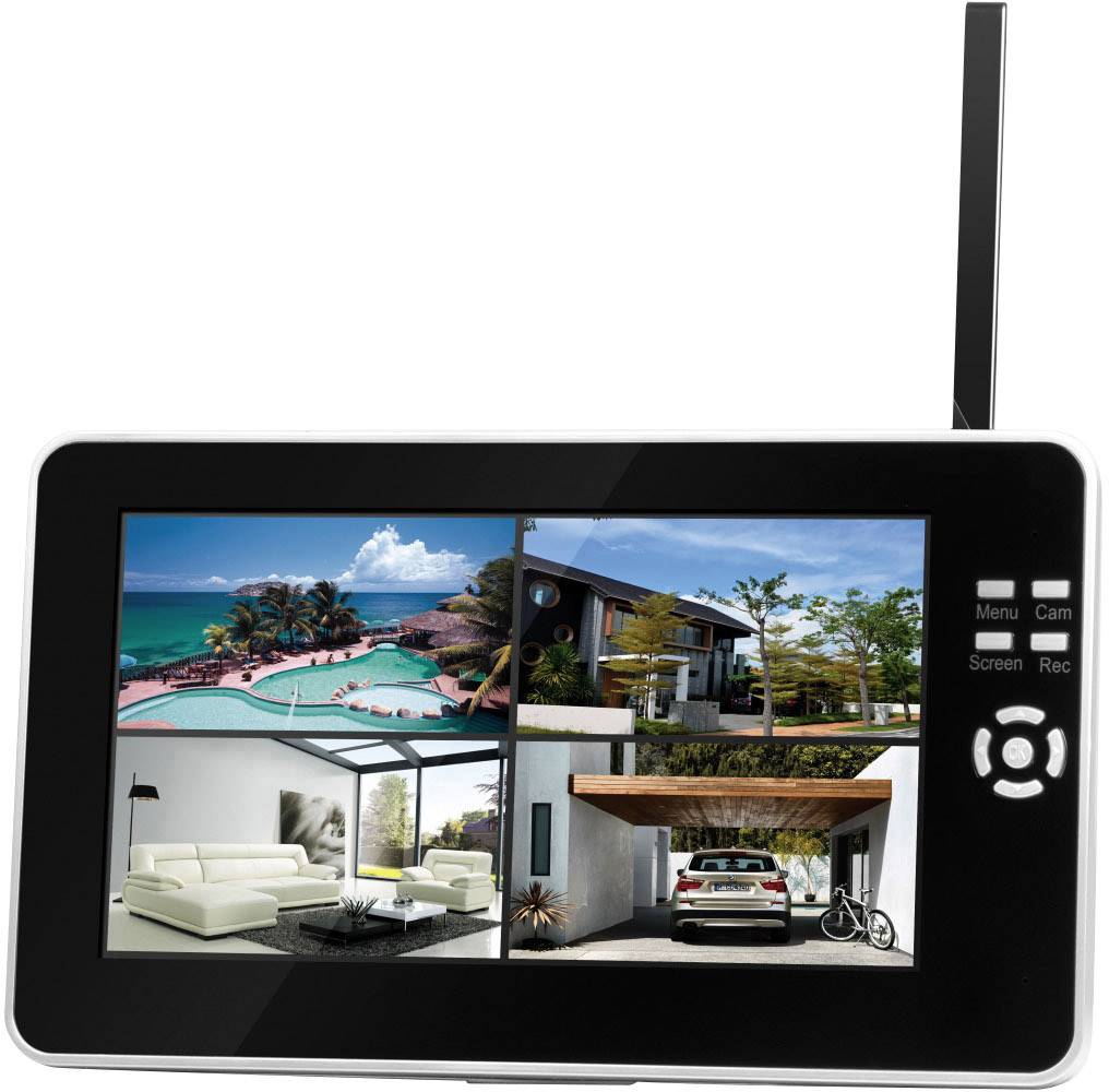 Technaxx TX-28 4433 Funk-Überwachungskamera-Set 4-Kanal mit 1 Kamera 2.4GHz