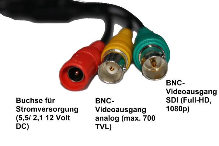 B & S Technology BSC HD 2810 Mini-Überwachungskamera 700 TVL 2,8 - 10mm