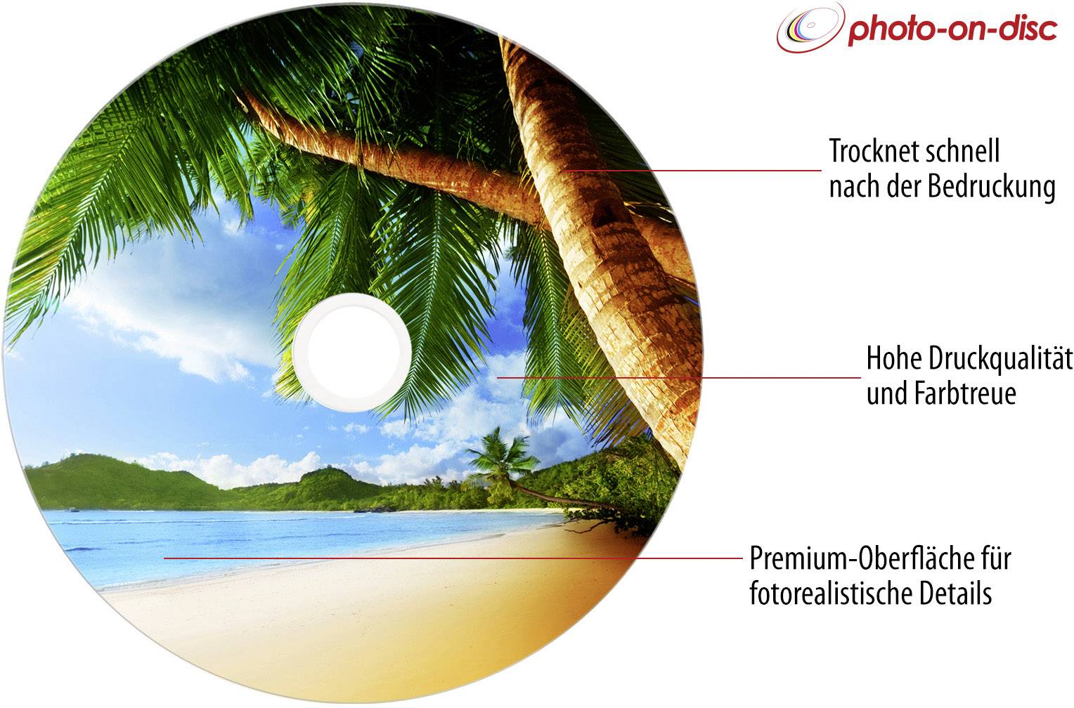 Primeon 2761206 DVD-R Rohling 4.7GB 50 St. Spindel Bedruckbar