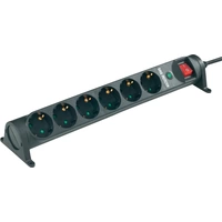 Renkforce 615F-CMB-S Überspannungsschutz-Steckdosenleiste 6fach Schwarz Schutzkontakt 1St. Renkforce 615F-CMB-S Überspannungsschutz-Steckdosenleiste 6fach Schwarz Schutzkontakt 1St.