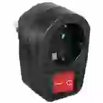 Renkforce 1296317 Schaltbare Zwischensteckdose 2polig Schwarz Renkforce 1296317 Schaltbare Zwischensteckdose 2polig Schwarz