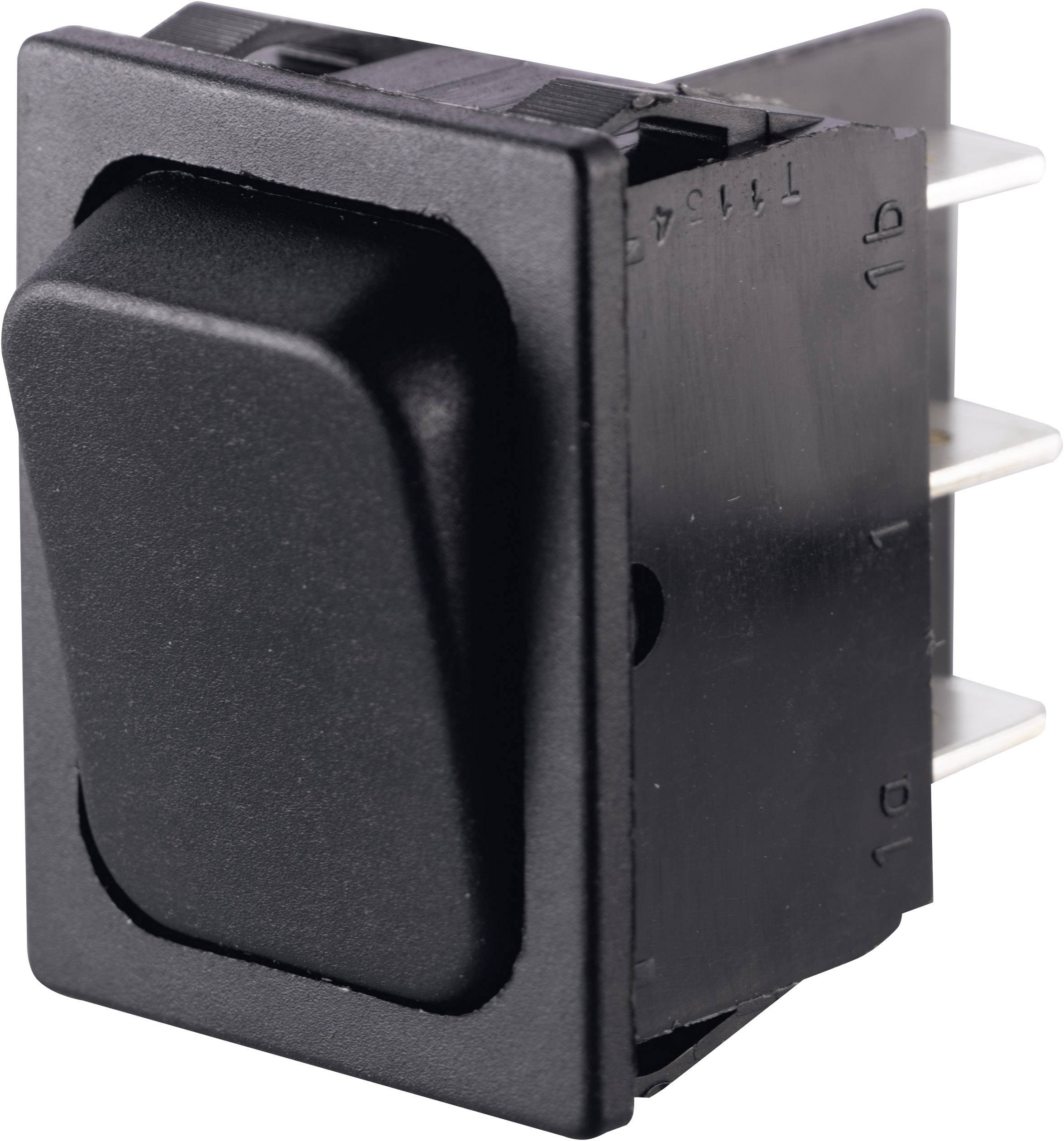 Marquardt 1834.3402 Wippschalter 01834.3402-00 250 V/AC 6 A 2 x Ein/(Ein) IP40 tastend 1 St.