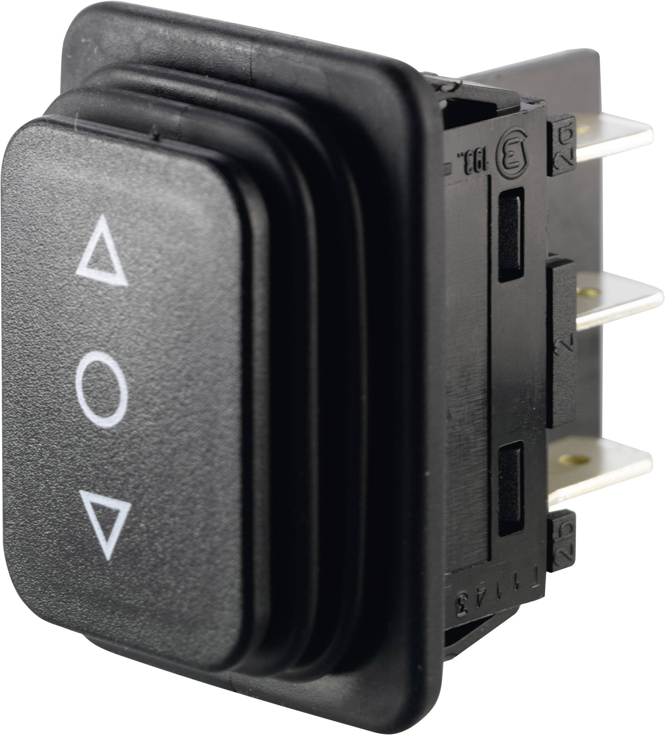 Marquardt 1939.3314 Wippschalter 01939.3314-01 250 V/AC 14A 2 x (Ein)/Aus/(Ein) IP65 (Front) tastend/0/tastend 1St.