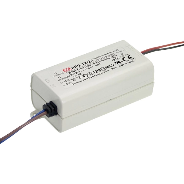 Mean Well MW APV-12-5 LED-Trafo Konstantspannung 10 W 0 - 2 A 5 V/DC nicht dimmbar, Überlastschutz Mean Well MW APV-12-5 LED-Trafo Konstantspannung 10 W 0 - 2 A 5 V/DC nicht dimmbar, Überlastschutz