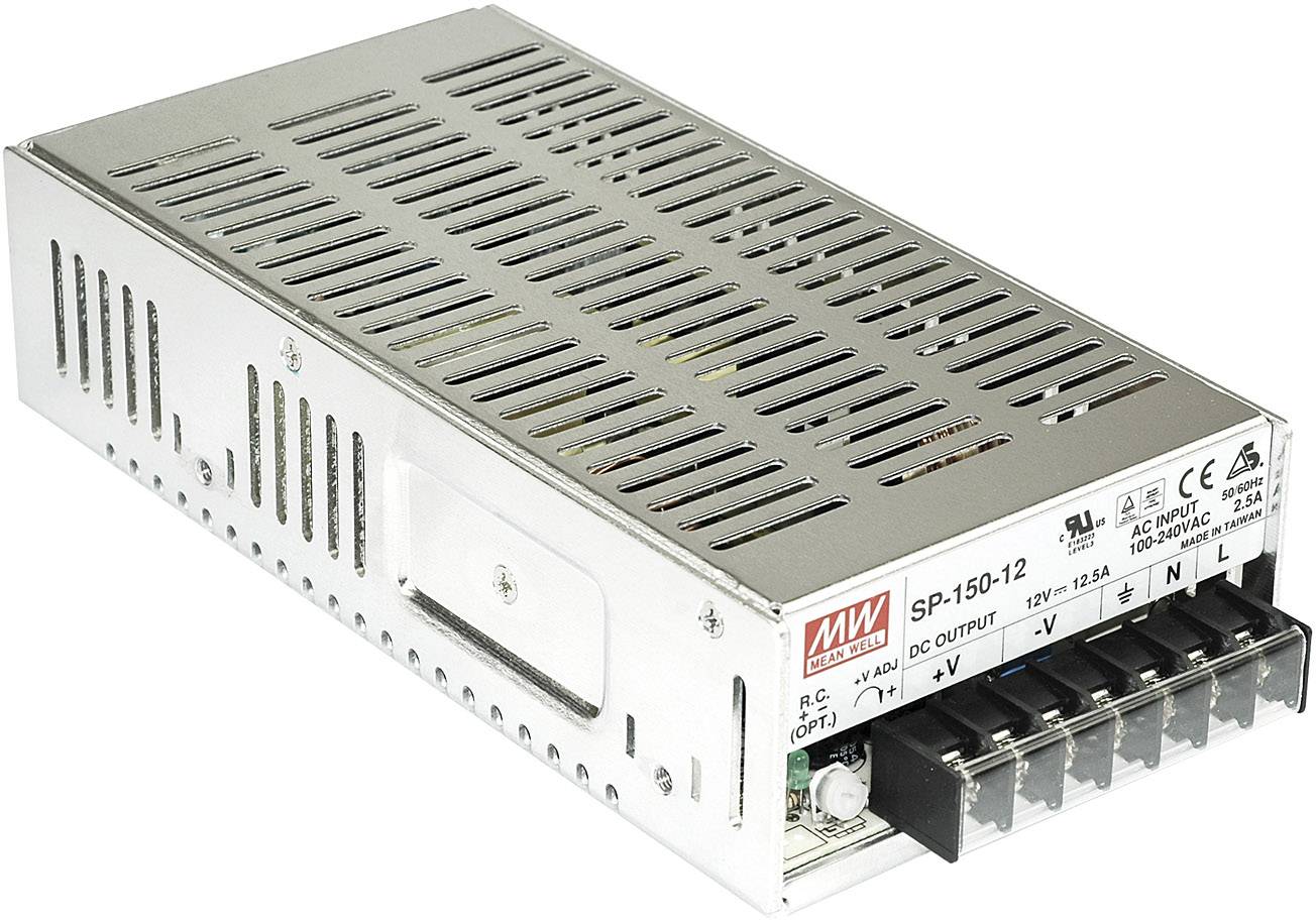 Mean Well SP-150-24 AC/DC-Netzteilbaustein, geschlossen 6.3 A 150 W 24 V/DC