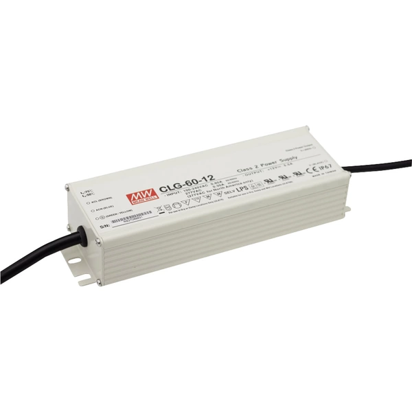 MW Mean Well CLG-60-12 LED-Treiber, LED-Trafo Konstantspannung, Konstantstrom 60 W 0 - 5 A 8.4 - 12 V/DC nicht dimmbar, PFC-Schaltkreis, Überlastsch MW Mean Well CLG-60-12 LED-Treiber, LED-Trafo Konstantspannung, Konstantstrom 60 W 0 - 5 A 8.4 - 12 V/DC nicht dimmbar, PFC-Schaltkreis, Überlastsch
