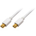 LogiLink DisplayPort Anschlusskabel 2.00 m CV0048 vergoldete Steckkontakte Weiß [1x Mini-DisplayPort Stecker - 1x Mini-DisplayPort Stecker]