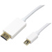LogiLink DisplayPort / HDMI Anschlusskabel [1x Mini-DisplayPort Stecker - 1x
