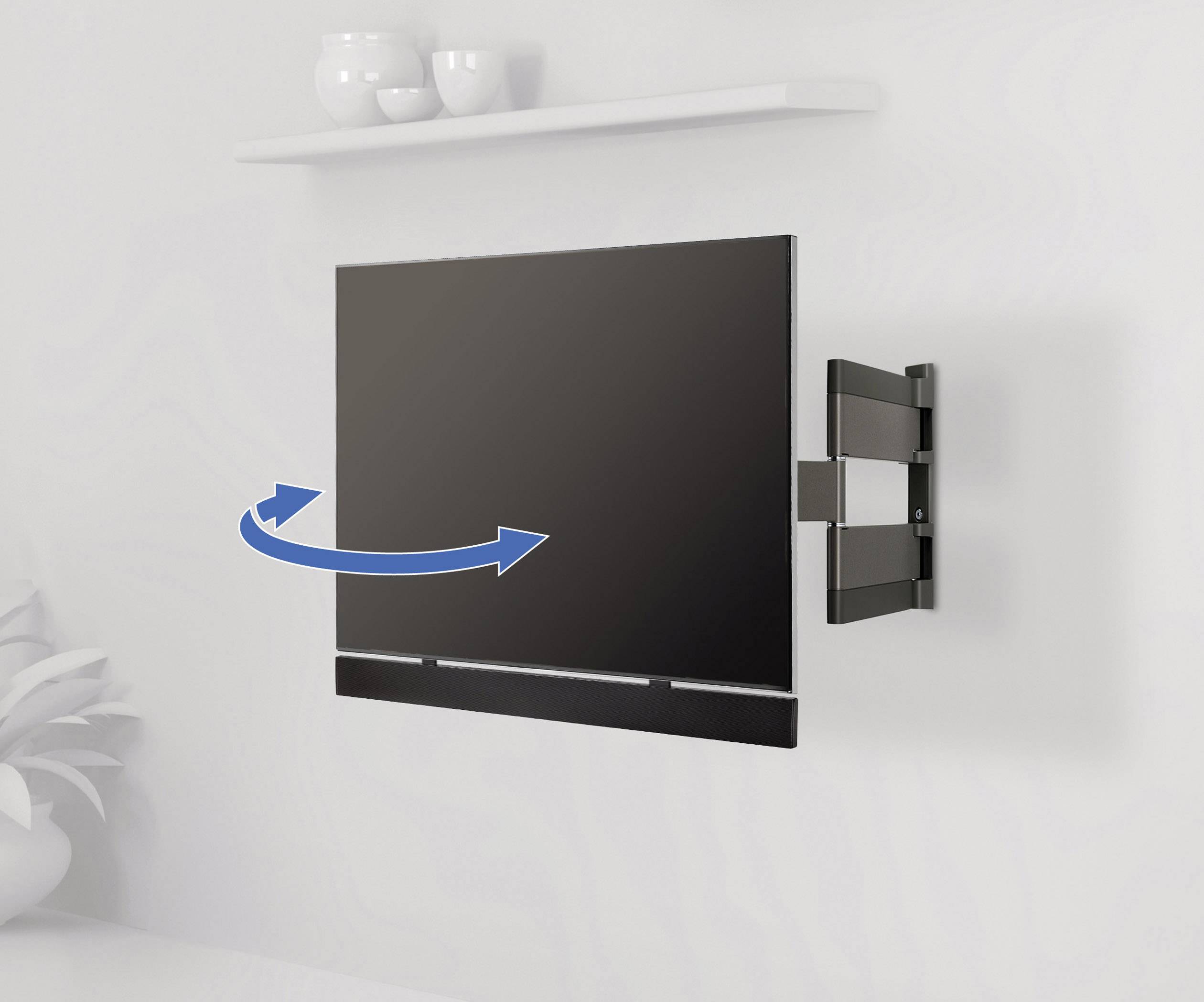 Vogel's SOUND 3450 Soundbar-Halterung Schwenkbar Wandabstand (max.): 6.9cm Silber 1St.