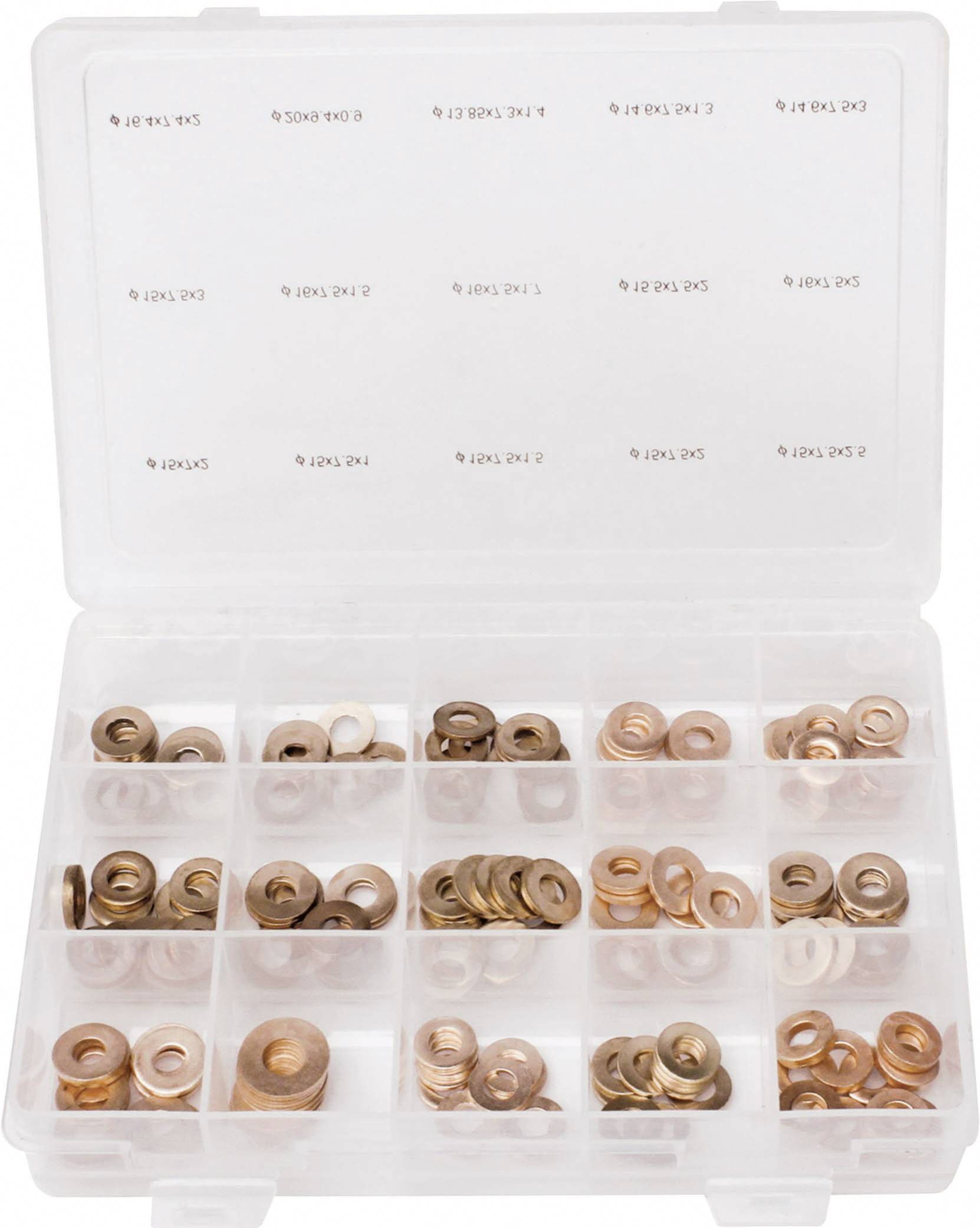 Kunzer 7KRD150 Spezial Kupferringsortiment für Einspritzdüsen150-teilig