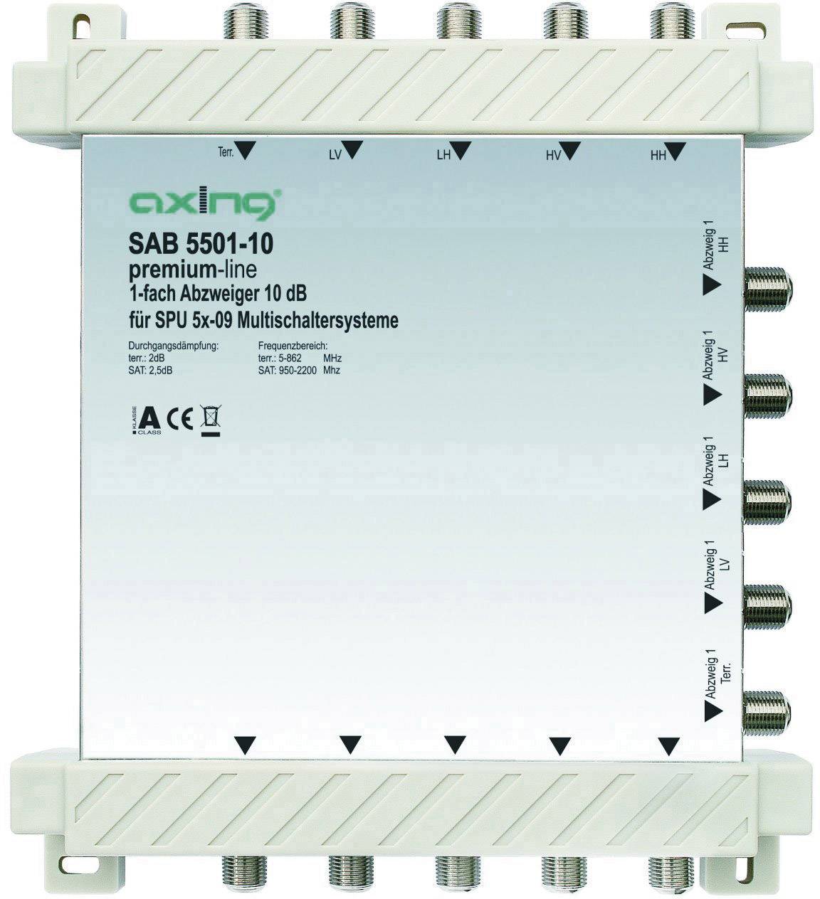 Axing SAB 5501-10 SAT-Abzweiger 2-fach 5 - 2200 MHz