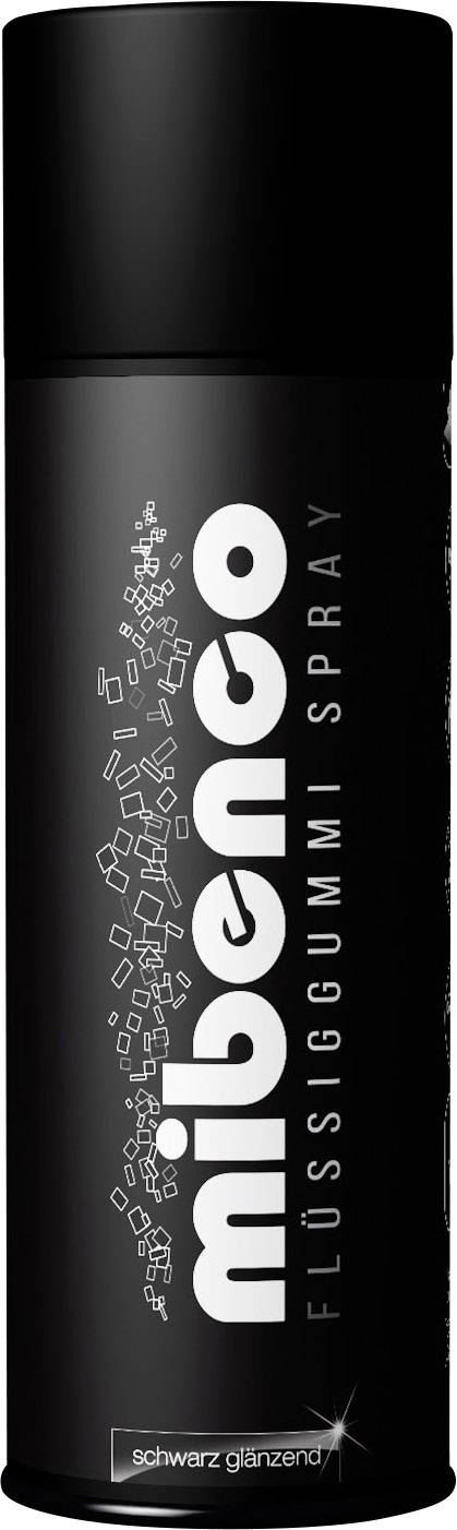 Mibenco Flüssiggummi-Spray Herstellerfarbe Schwarz (glänzend) 71419005 400 ml