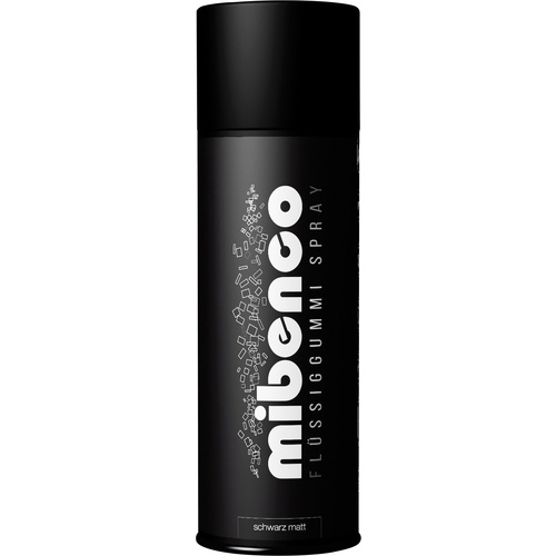 mibenco Caoutchouc liquide en spray Couleur noir (mat) 71429005 400 ml