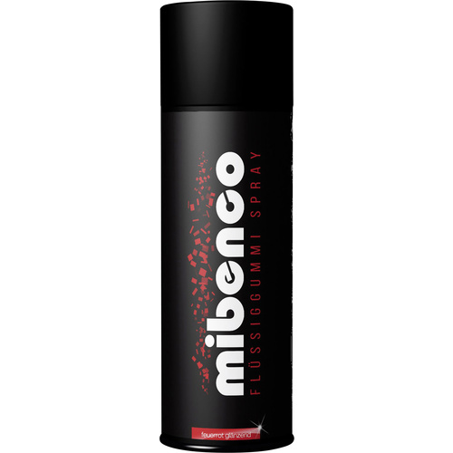 Mibenco Flüssiggummi-Spray Herstellerfarbe Feuer-Rot (glänzend) 71413000 400ml