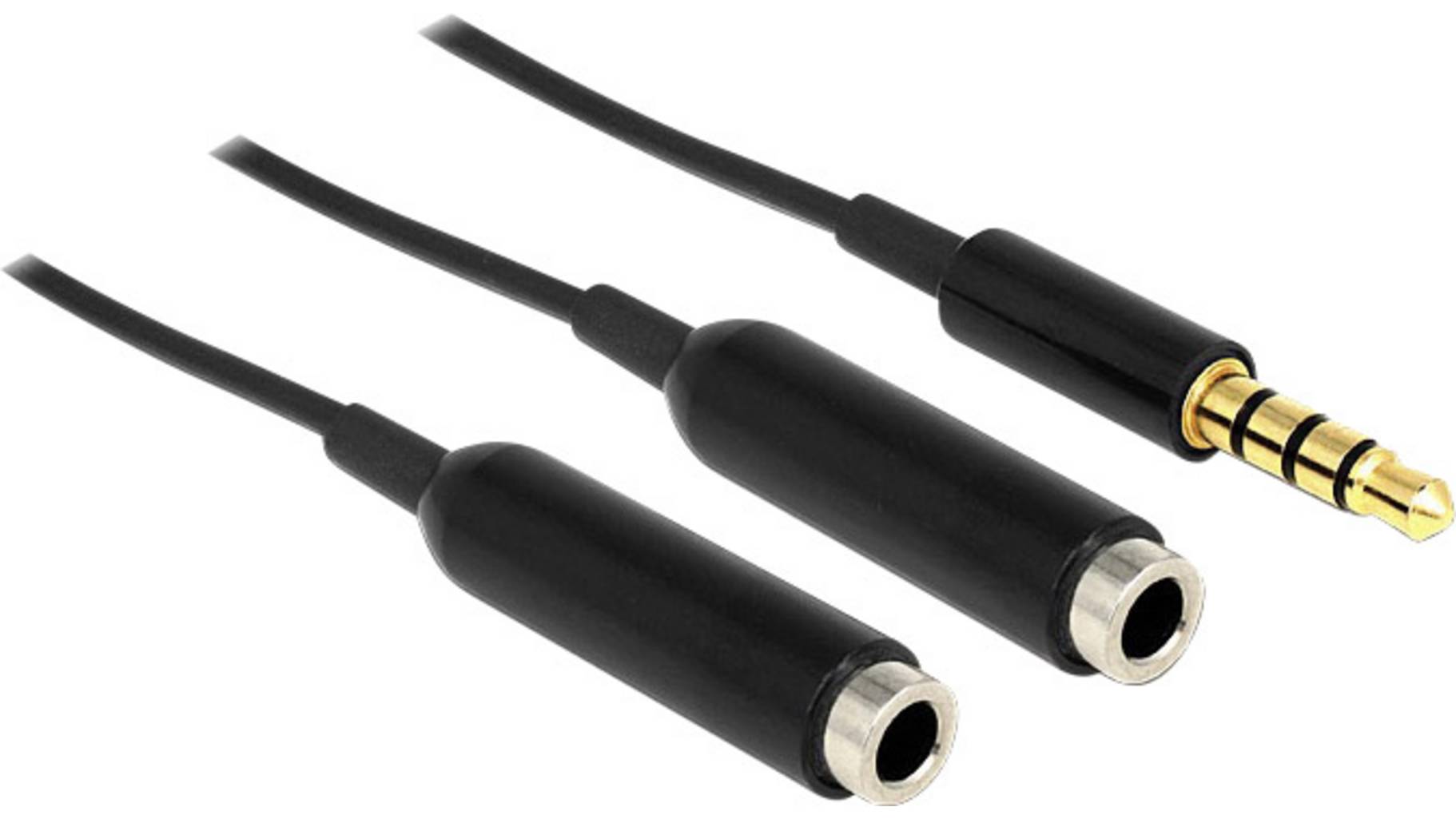 Delock 65575 Klinke Audio Y Kabel 1x Klinkenstecker 3 5mm 2x delock-65575-klinke-audio-y-kabel-1x-klinkenstecker-3-5mm-2x