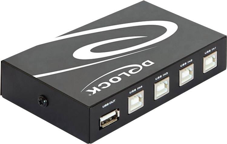Delock Switch USB 2.0 4 port manual - USB-Umschalter für die gemeinsame Nutzung von Peripheriegeräten