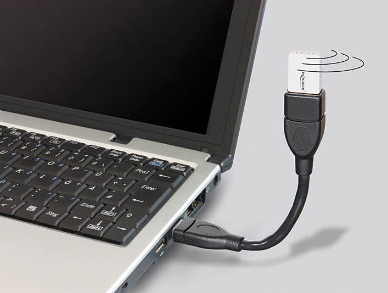 Delock USB-Kabel 0.15 m Schwarz flexibles Schwanenhals-Kabel 83497