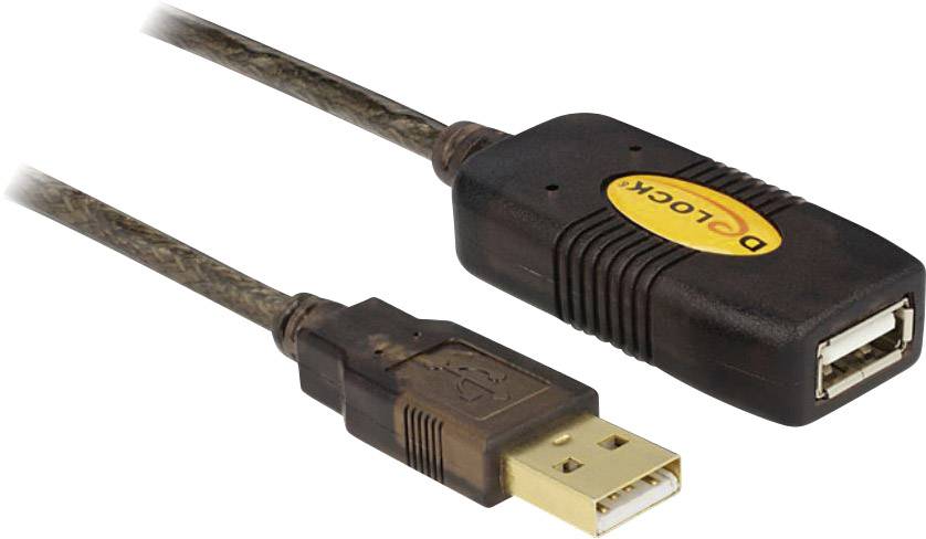 Delock USB-Verlängerungskabel mit USB A Stecker und USB A Buchse.