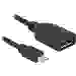 Delock 65554 DisplayPort Adapter [1x Mini-DisplayPort Stecker - 1x DisplayPort Buchse] Schwarz mit