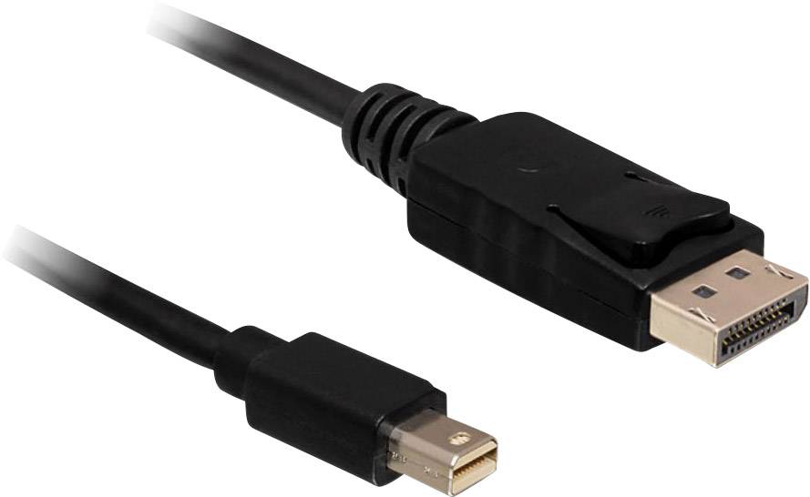 Delock Mini-DisplayPort / DisplayPort Adapterkabel Mini DisplayPort Stecker, DisplayPort Stecker 7.