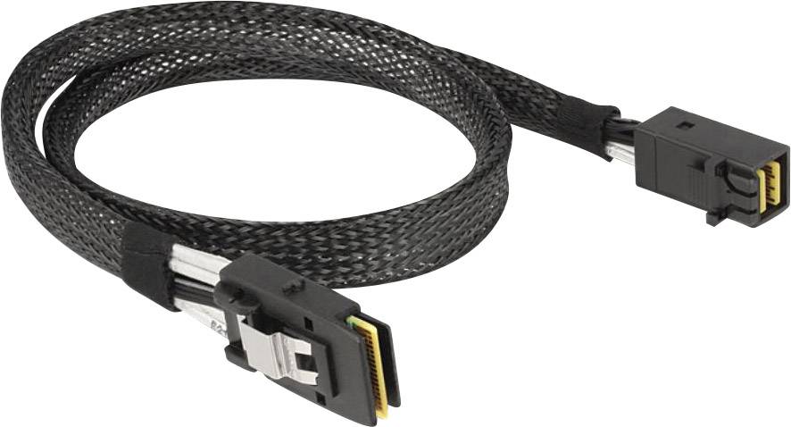 Delock Festplatten Anschlusskabel [1x Mini-SAS-Stecker (SFF-8643) - 1x Mini-SAS-Stecker (SFF-8643)] 0.50 m Schwarz