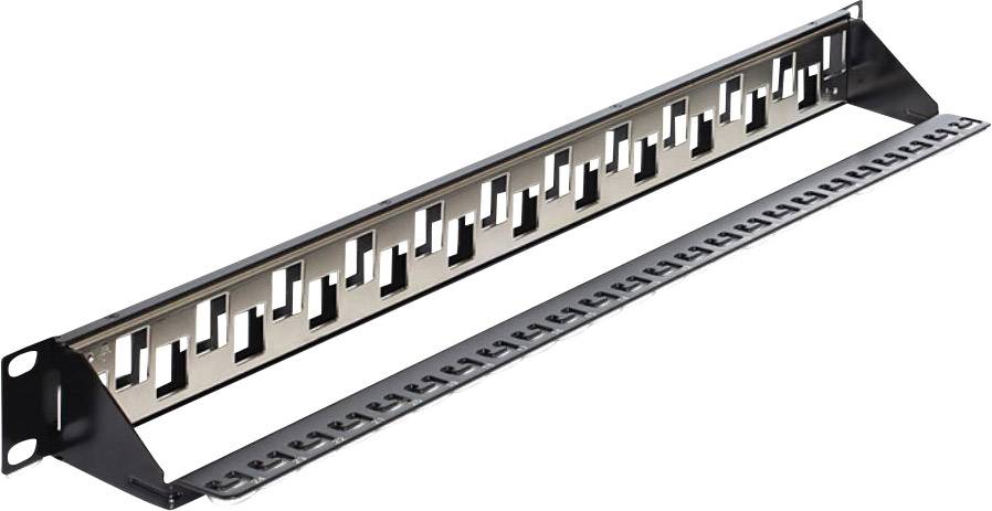 DeLOCK Keystone Patch Panel 19" 24 Port Patch Panel