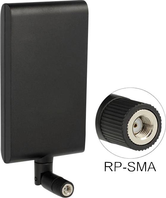 Delock 88904 WLAN Flächen-Antenne 10 dB 2.4 GHz, 5 GHz