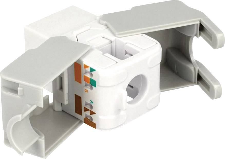 RJ45-Einbaumodul Keystone CAT 6 Delock 86341 Weiß