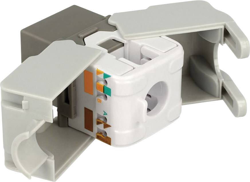 RJ45-Einbaumodul Keystone CAT 6 Delock 86342 Grau