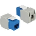 RJ45-Einbaumodul Keystone CAT 6 Delock 86343 Blau RJ45-Einbaumodul Keystone CAT 6 Delock 86343 Blau