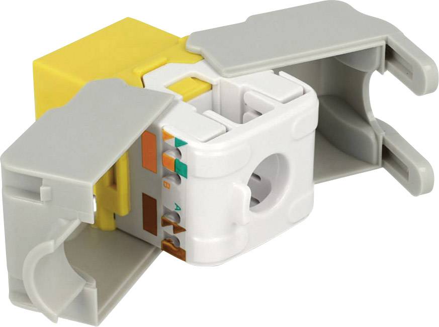 RJ45-Einbaumodul Keystone CAT 6 Delock 86345 Gelb