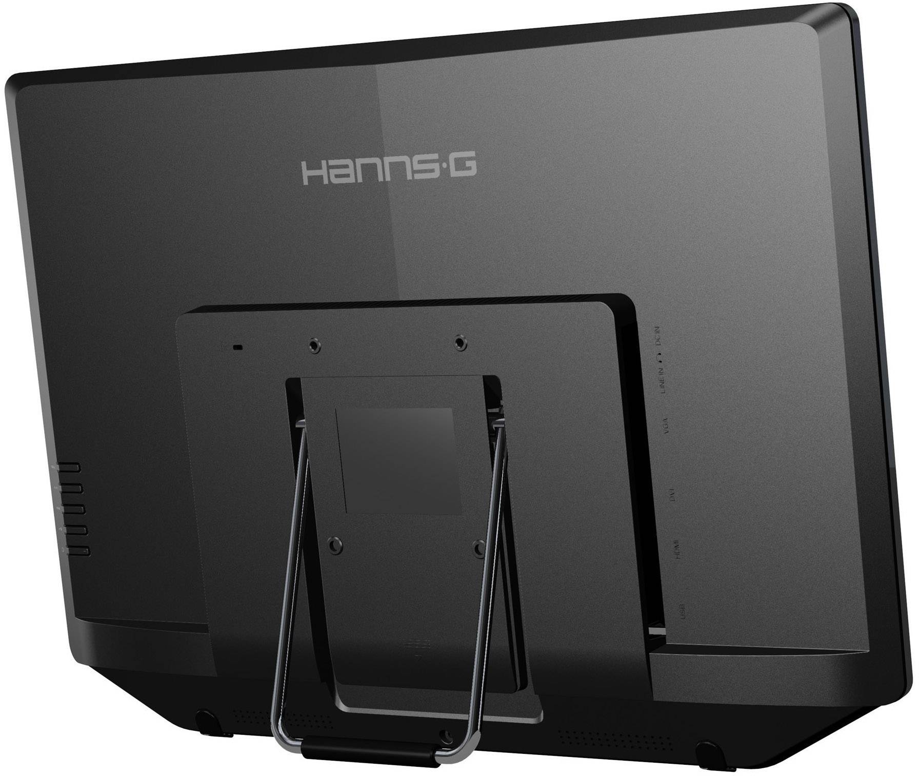 Hanns-G by Hannspree HT231HPB Touchscreen-Monitor 58.4 cm (23 Zoll) 1920 x 1080 Pixel 16:9 5 ms DVI, HDMI®, VGA, USB, Kopfhörer (3.5 mm Klinke) TN