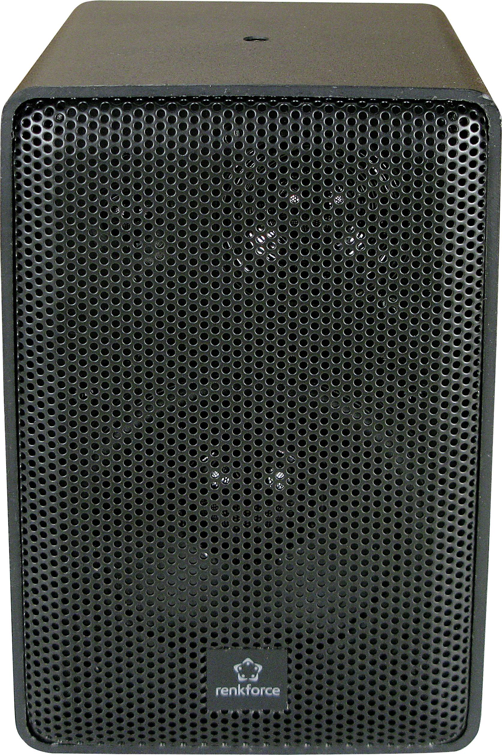 Renkforce RL100W BK Regallautsprecher Schwarz 100W 90Hz - 20000Hz 1 Paar