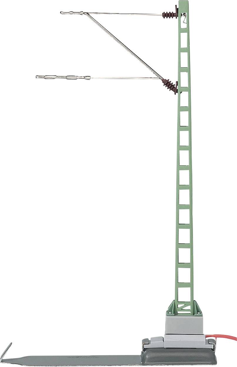 Märklin 74121 H0 Anschlussmast H0 C-Gleis (mit Bettung), H0 K-Gleis (ohne Bettung) 1St.