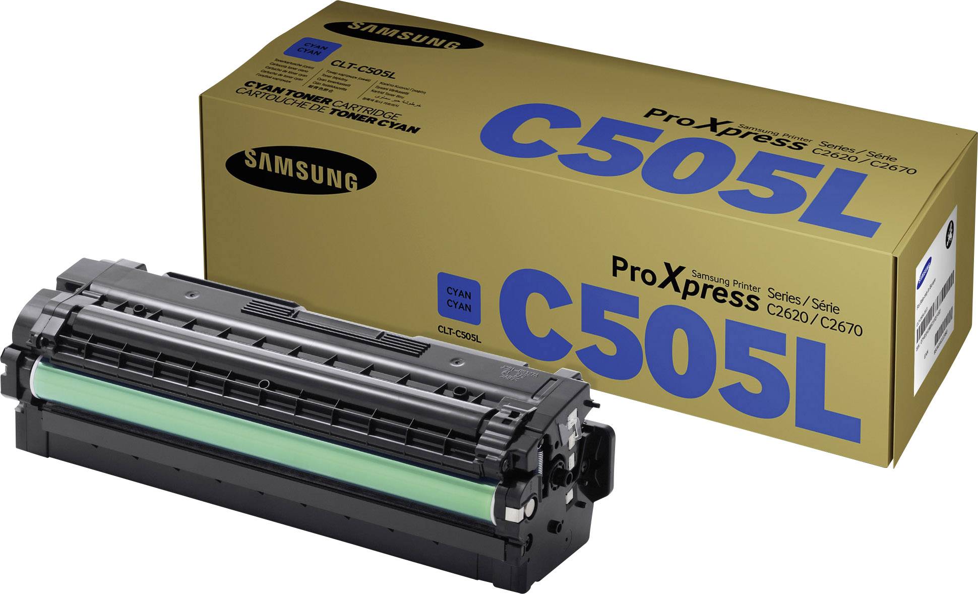 HP Toner Samsung CLT-C505L Original Cyan 3500 Seiten SU035A