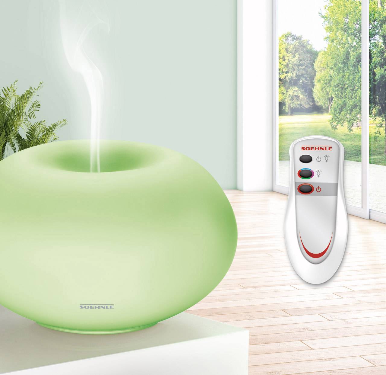 Soehnle Milano Plus 68056 Aroma-Lufterfrischer mit Ultraschall Weiß