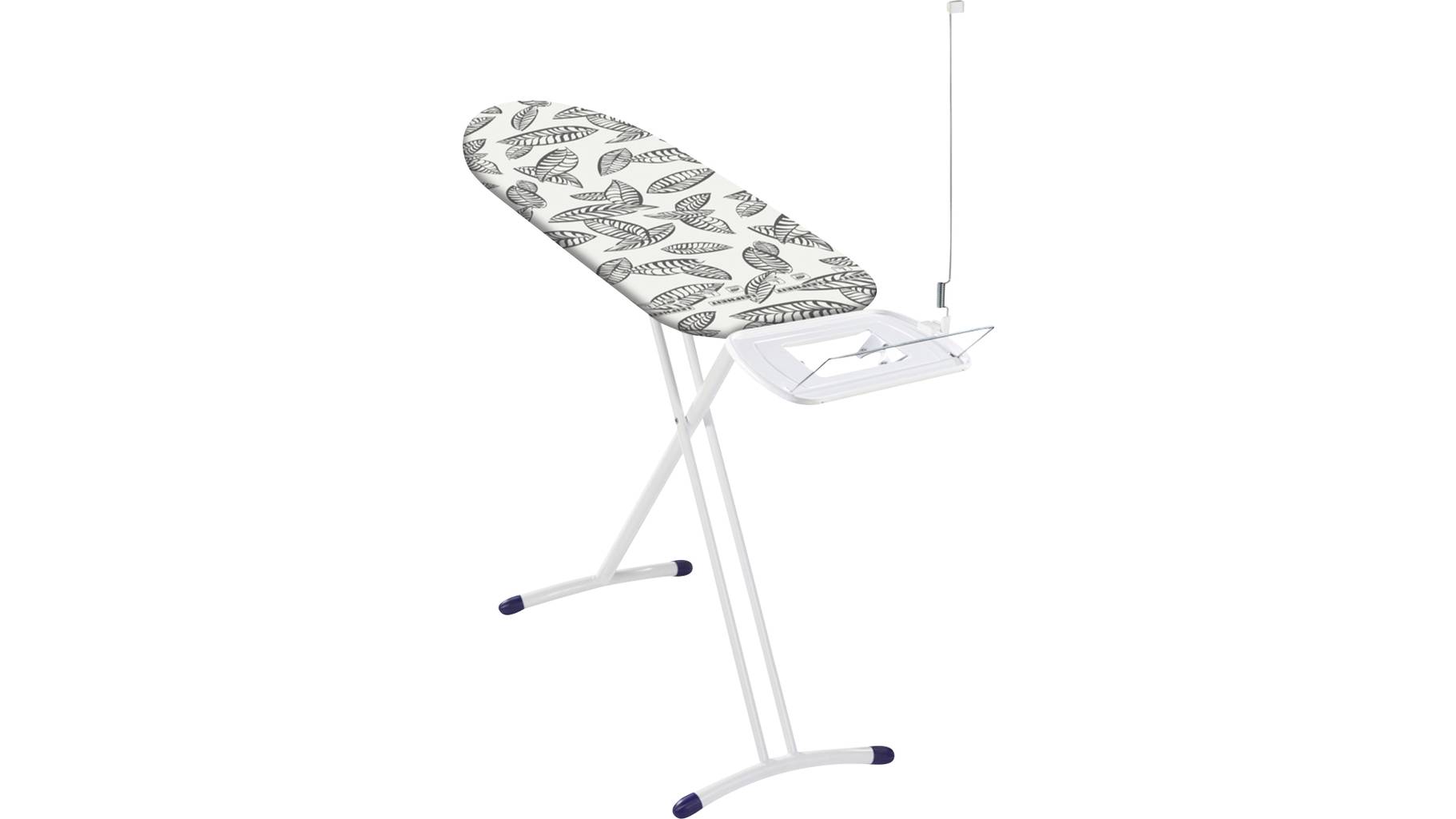 Leifheit AirSteam Premium Asse Da Stiro - Ripiano Per Caldaia, Regolazione Altezza, 130x45 Cm, Blu - Foto 4